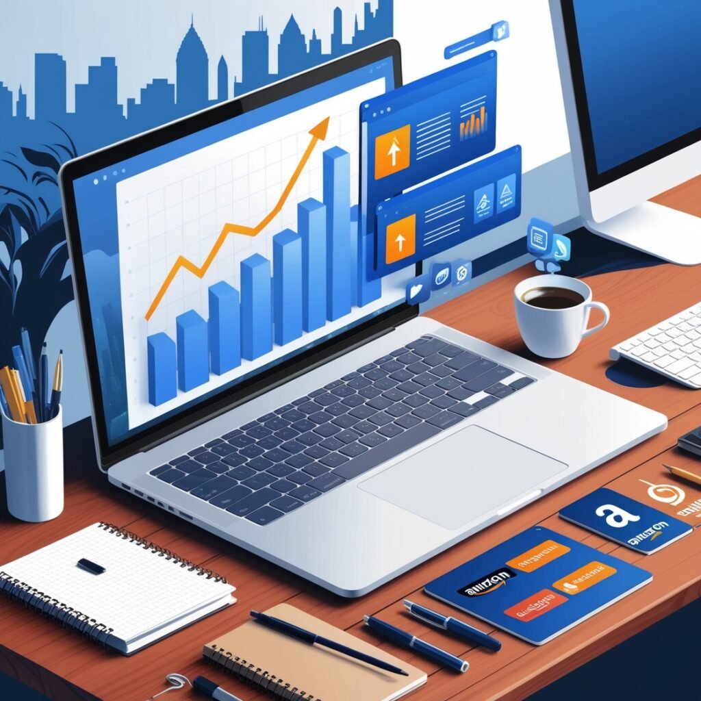 What is affiliate marketing? 2 Leonardo Phoenix A modern sleek illustration of a laptop open 3